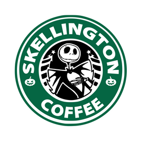 Starbucks | Jack Skellington Digital DXF | PNG | SVG Files!