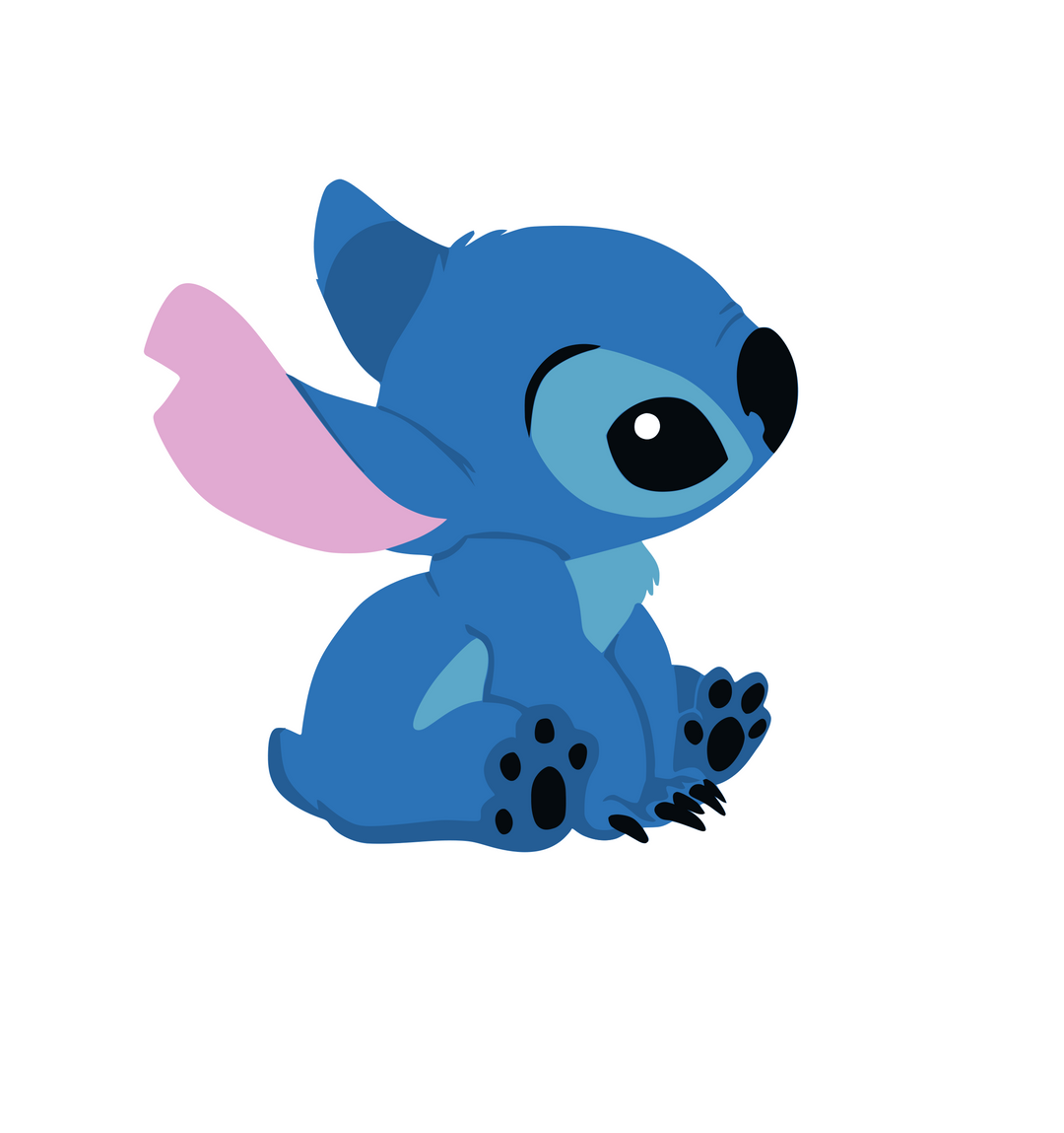 Stitch Cute (Lelo & Stitch) Digital DXF | PNG | SVG Files! – Claire B's ...