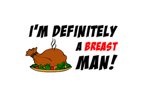 Thanksgiving | Breast Man Digital DXF | PNG | SVG Files!