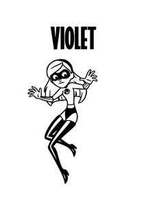 Incredibles Inspired Violet